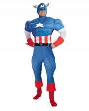 Captain America Muskel Kostüm Deluxe