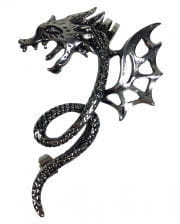 Ohrring mit geflügeltem Drachen