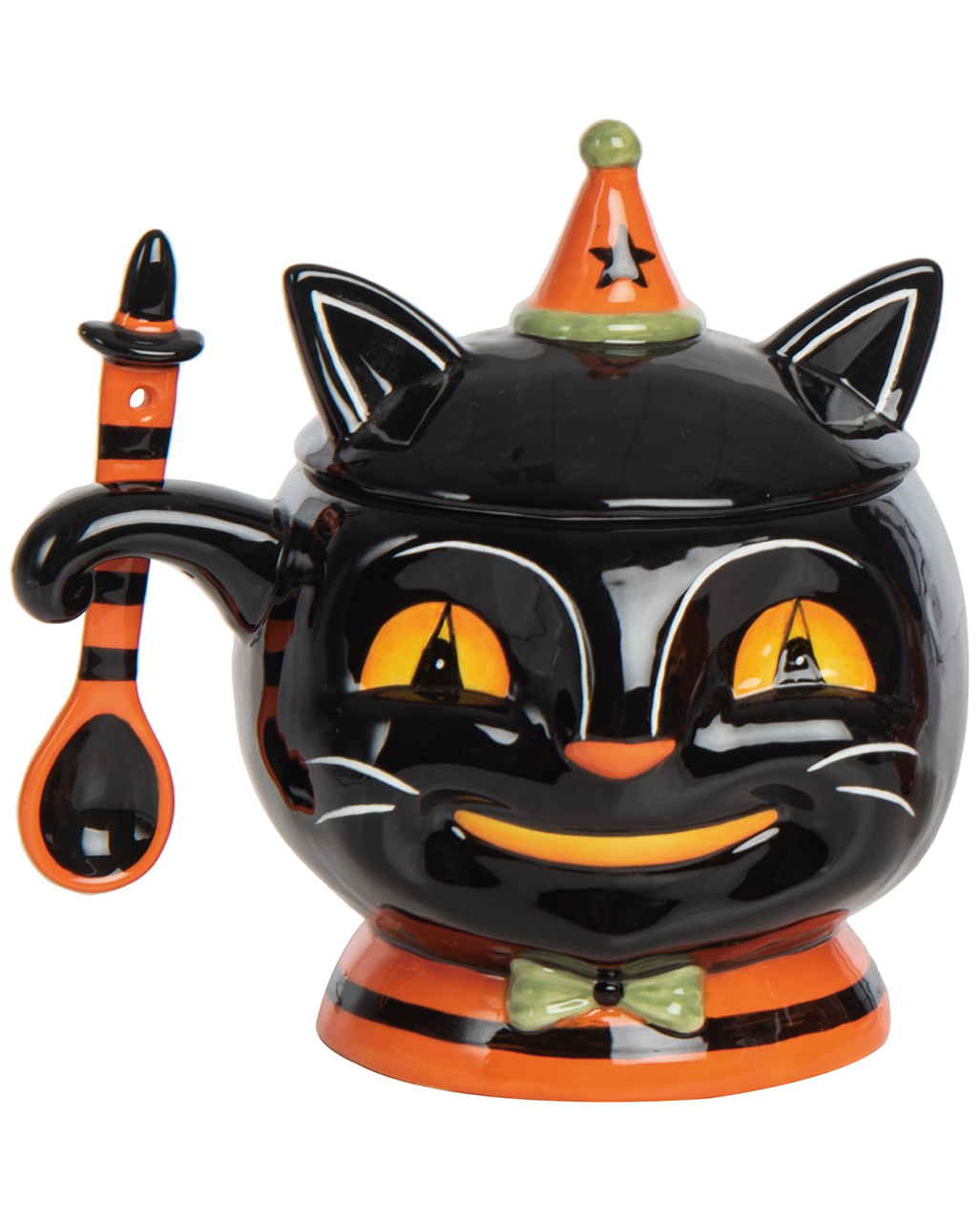 Johanna Parker Halloween Soup Bowl Spooky Cat Cm Horror Shop