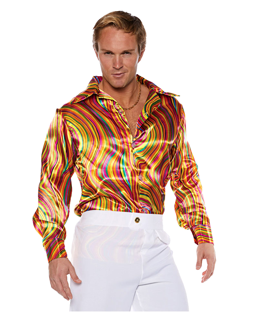 Disco Costume Shirt Multicolor