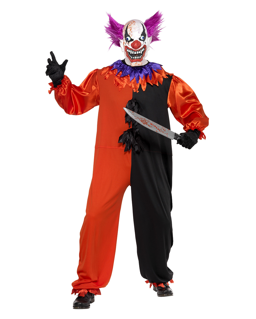 Killer Clown Costume Bo Bo L