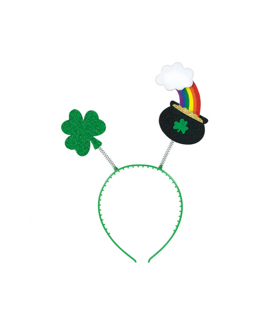 St Patricks Day Hairband Shamrock U Rainbow