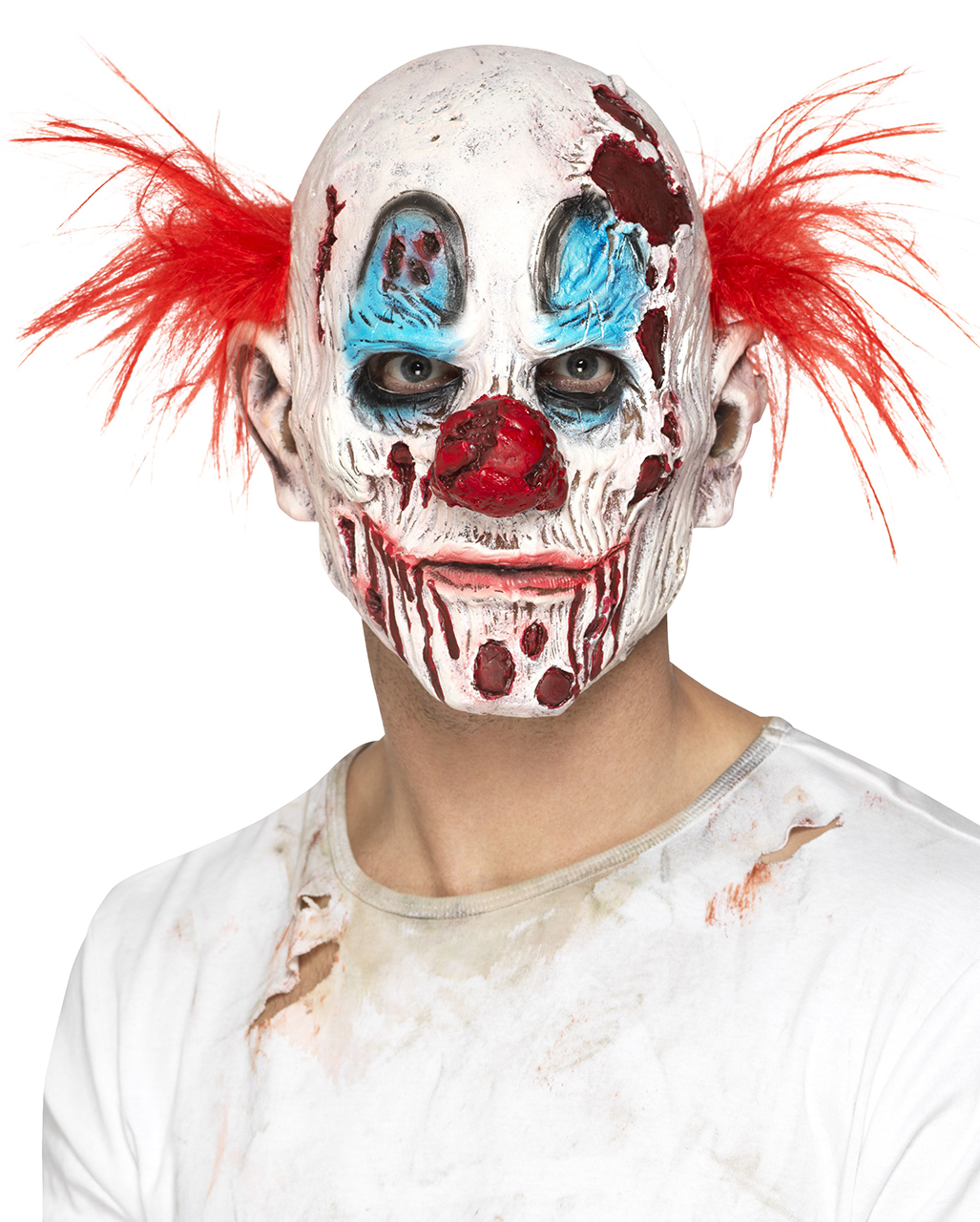 clown foam latex masks Big tits double penetration