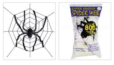 Halloween Spinnennetze