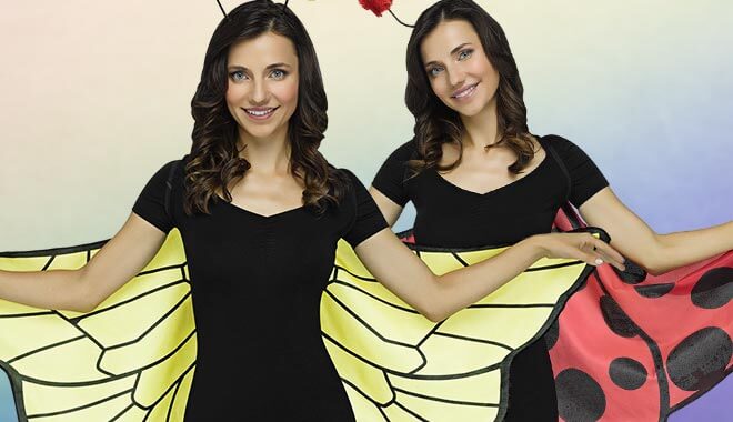 Marienkäfer Flügel & Bienen Flügel