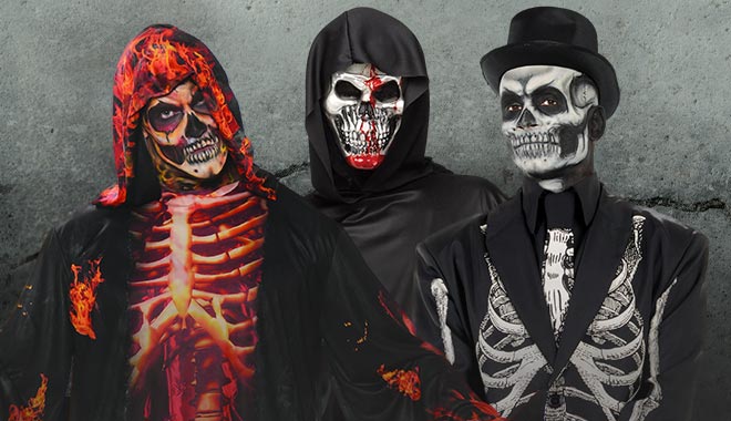  All Bones No Brain Skeleton Halloween Costume Horror movies  Long Sleeve T-Shirt : Clothing, Shoes & Jewelry