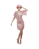20`s Pink Flapper Charleston Kostüm 