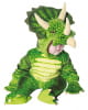 Dreihorn Dino Kleinkinderkostüm Grün 