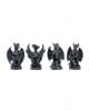 Gothic dragon standing set of 4 