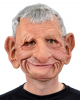 Großvater Papa Vollkopf Maske mit Haaren 