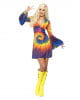 Hippie Mini Dress in batik optics M