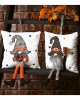 Small Halloween Witches Pillow 25x25 Cm 
