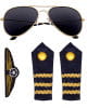 Pilots Costume Accessory Set 4 Pcs. 