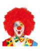 Rote Afro Clown Perücke 
