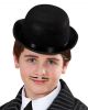 Schwarzer Bowler Hut für Kinder 