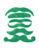St. Patrick`s Day beards 6 pieces 