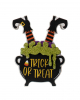 Trick Or Treat Witch Cauldron Stand Up 12cm 