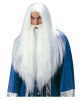 White Wizard Wig and Beard 