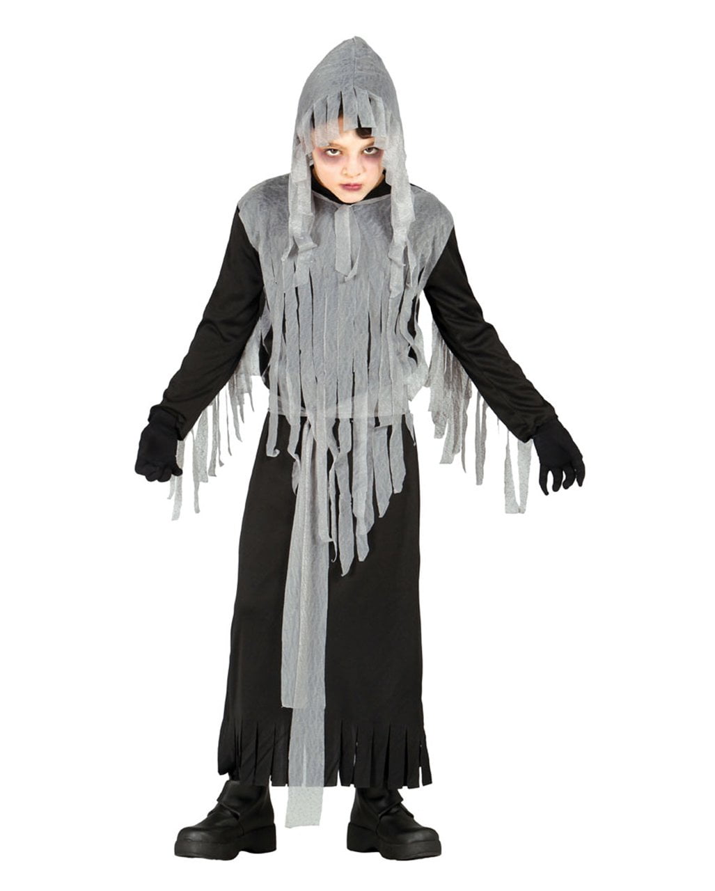 Prestigez Familienkostüm-Set – Geist, Teufel Oder Skelett, Inkl. Maske & Socken, One-Piece