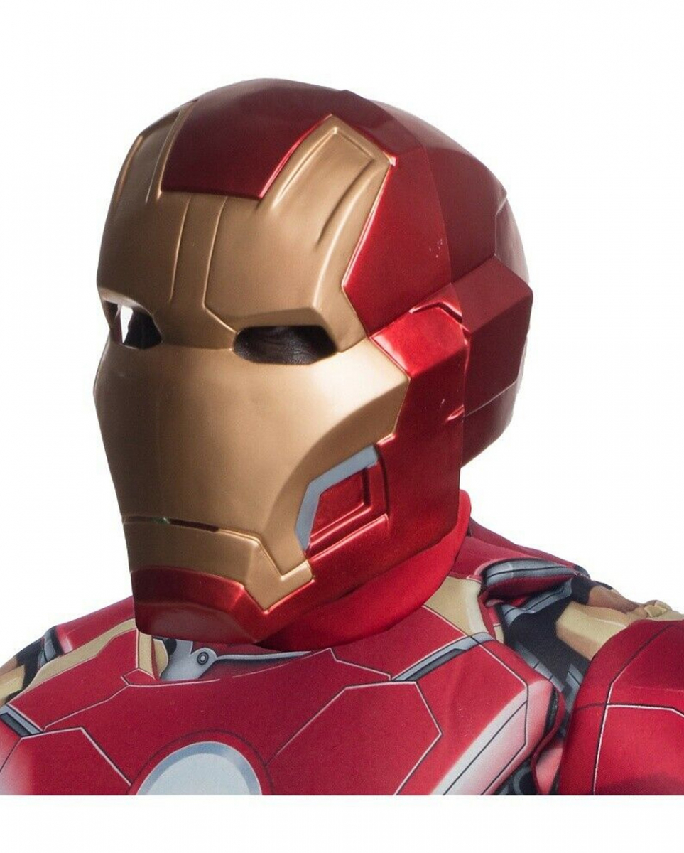 Iron Man Maske 2 Teilig Avengers Maske Fur Erwachsene Ebay