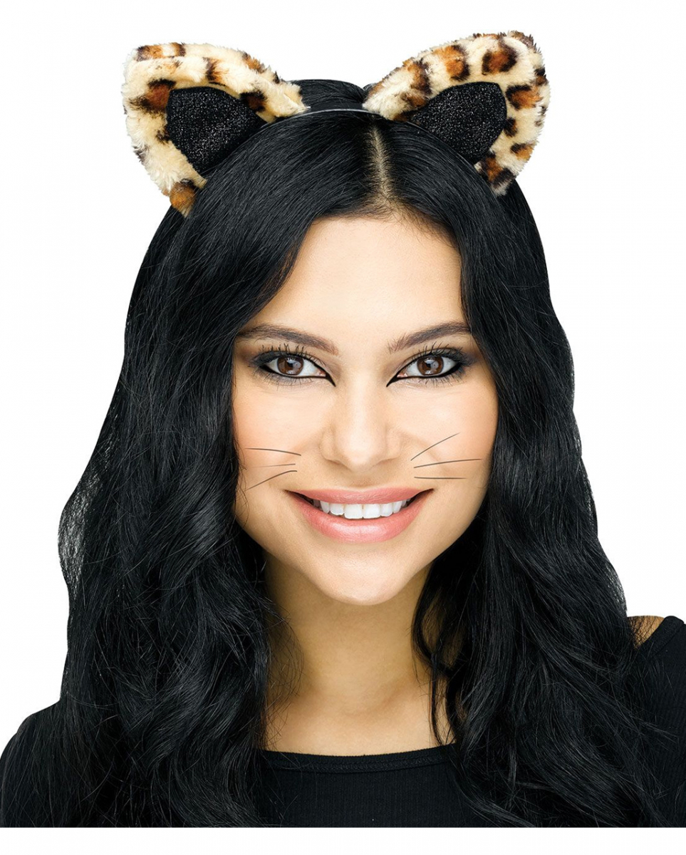 TUONYIS Leopardenohren-Haarband – 4 Stück Set Für Cosplay, Halloween Und Partys