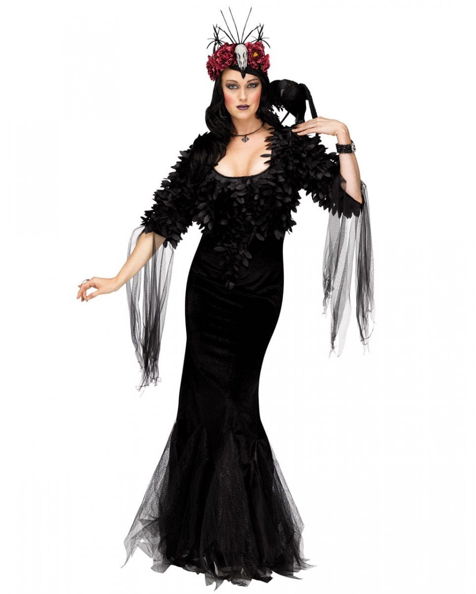 Raven Queen Gothic Kostüm für Halloween &amp; Fasching eBay