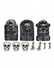 Kleiner Totenkopf 9,5cm, Halloween & Gothic Deko ☆