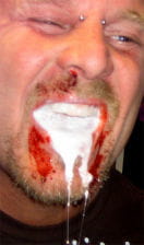 Rabies foam capsules white