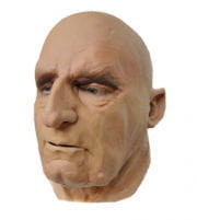 Eine Halloween Maske mit Gruselgarantie. Horror Kürbis Maske aus Latex