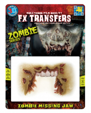 3D FX Transfer Tattoo Wound Zombie Mouth 