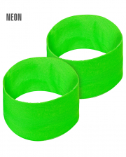 80s Neon Green Sweatband Set Of 2 
