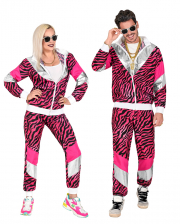 80s Pink Tiger Jogging Suit 
