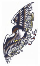Eagle Sticker Tattoo 