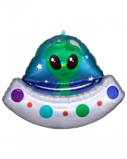 Alien Raumschiff Folienballon Supershape 