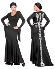 Alien Skeleton Dress Woman Costume 