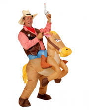 Aufblasbares Pferd Cowboy Kostüm 