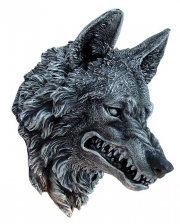 Bedrohlicher Wolf Wandbild 30cm 