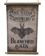Blanched Bats Vintage Halloween Leinwand Deko 66cm 