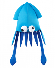 Tintenfisch Hut Blau 