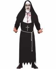 Blutige Zombie Nonne Herren Kostüm 