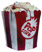 Bloody Popcorn Bucket With Body Parts As Decoration 