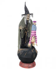 Wicked Witch Animatronic With Screaming Child 