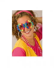Bunte Hippie Brille 