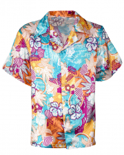 Hawaii Hemd aus Satin 