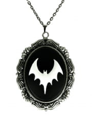 Cameo Halskette Fledermaus