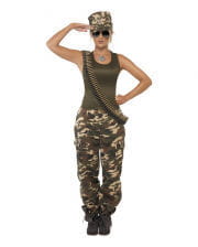 Camouflage Damen Kostüm 
