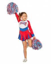 Cheerleader Children Costume Red-blue 