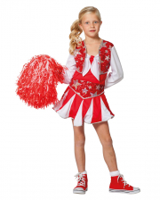 Cheerleader Children Costume Red 