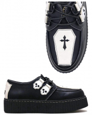 Coffin Black Creepers Shoes 