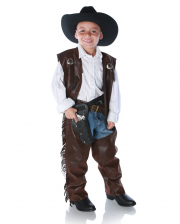 Cowboy Chaps & Fringes Vest Child Costume 